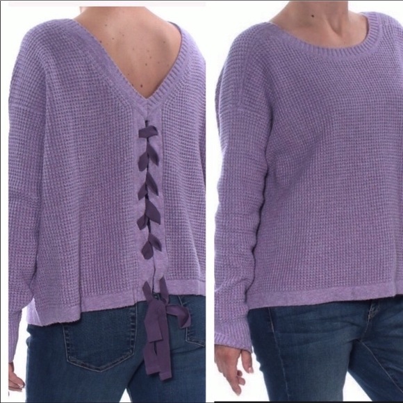 Tops - NWT 1 STATE REVERSABLE WAFFLE TEXTURE SWEATER